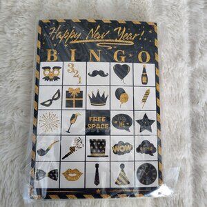 Happy New Years Bingo Party Games Crowd Fun New Year's Eve New